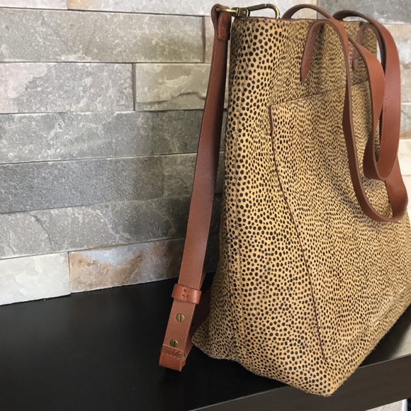 🎁MADEWELL The Medium Transport Tote: Printed Calf - Picture 7 of 12
